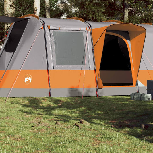 Tunneltent 4-persoons waterdicht grijs en oranje is nu te koop bij PeponiXL, paradijselijk wonen!