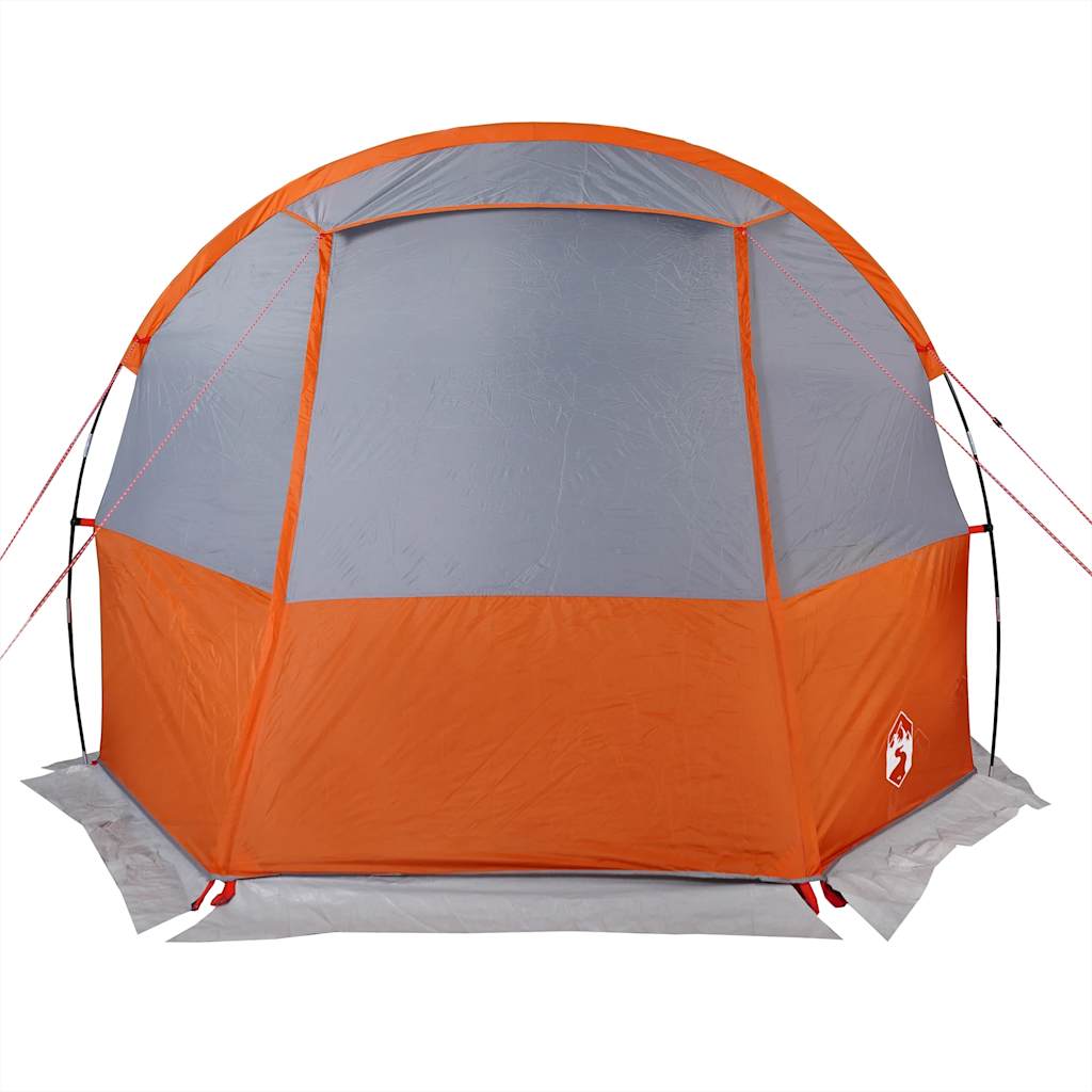 Tunneltent 4-persoons waterdicht grijs en oranje is nu te koop bij PeponiXL, paradijselijk wonen!