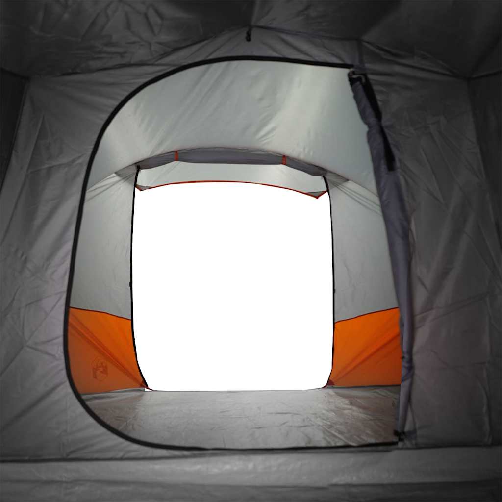 Tunneltent 4-persoons waterdicht grijs en oranje is nu te koop bij PeponiXL, paradijselijk wonen!