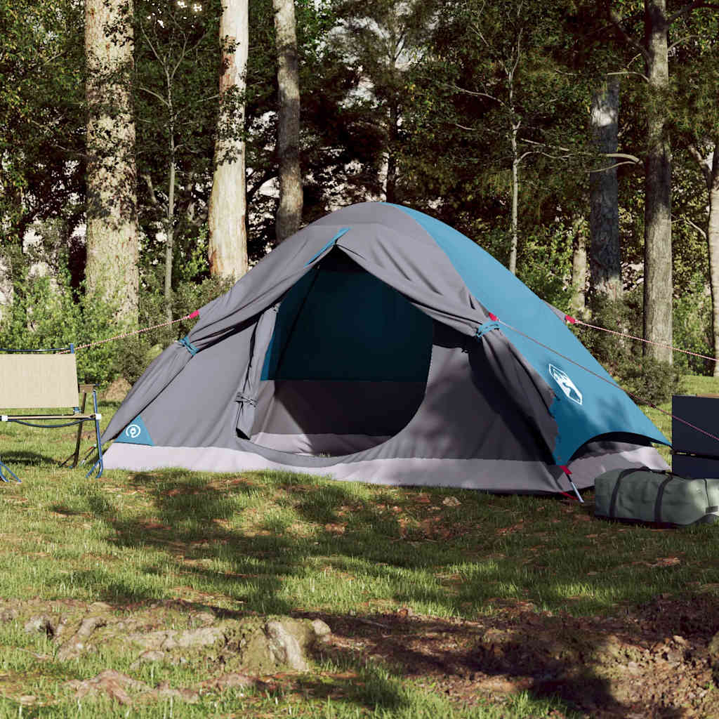 Koepeltent 4-persoons waterdicht blauw is nu te koop bij PeponiXL, paradijselijk wonen!