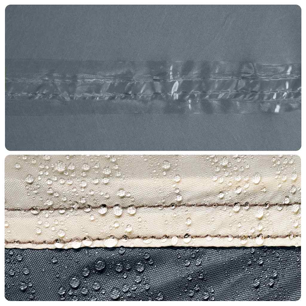 Kampeerluifel waterdicht 400x294 cm grijs en oranje is nu te koop bij PeponiXL, paradijselijk wonen!