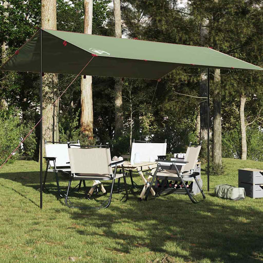 Kampeerluifel waterdicht 400x294 cm groen is nu te koop bij PeponiXL, paradijselijk wonen!