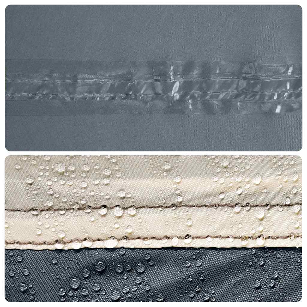Kampeerluifel waterdicht 500x294 cm grijs en oranje is nu te koop bij PeponiXL, paradijselijk wonen!
