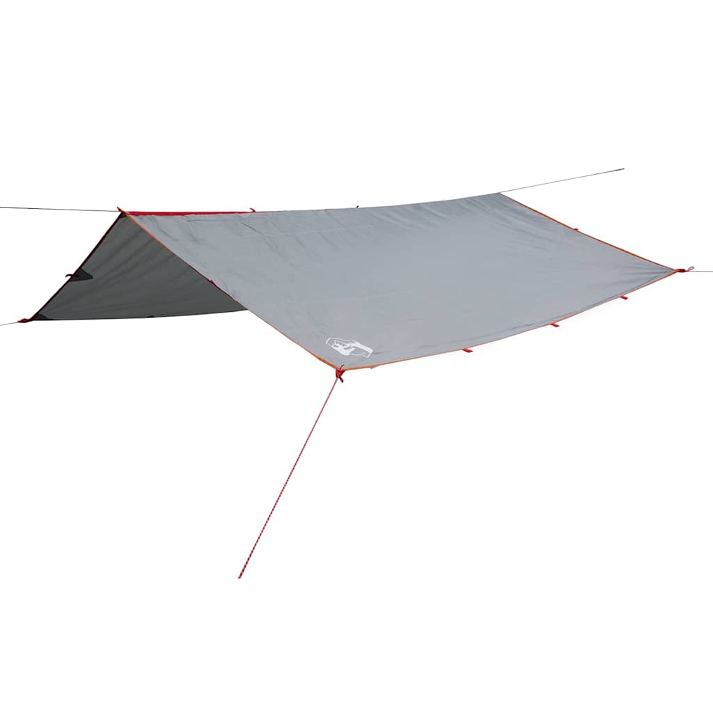 Kampeerluifel waterdicht 500x294 cm grijs en oranje is nu te koop bij PeponiXL, paradijselijk wonen!