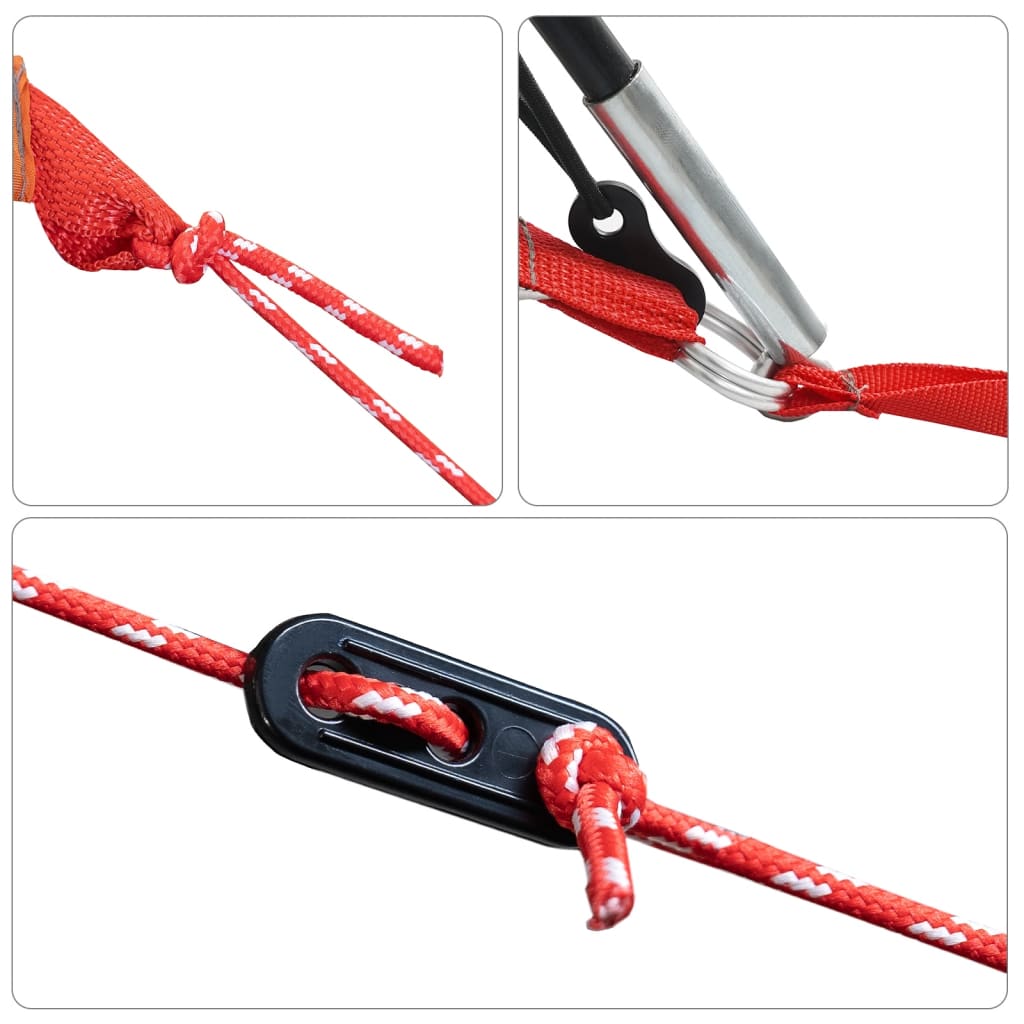 Koepeltent 6-persoons waterdicht oranje is nu te koop bij PeponiXL, paradijselijk wonen!