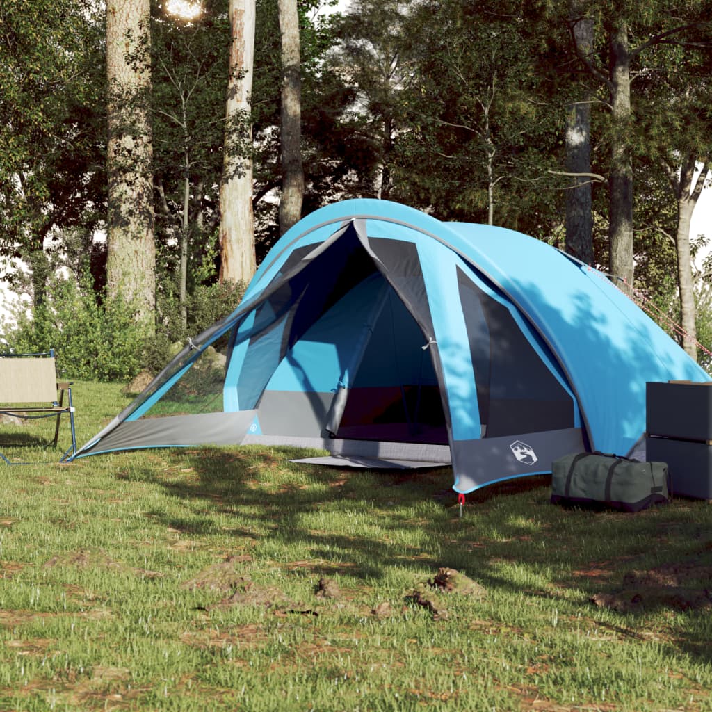 Tent 4-persoons waterdicht blauw is nu te koop bij PeponiXL, paradijselijk wonen!