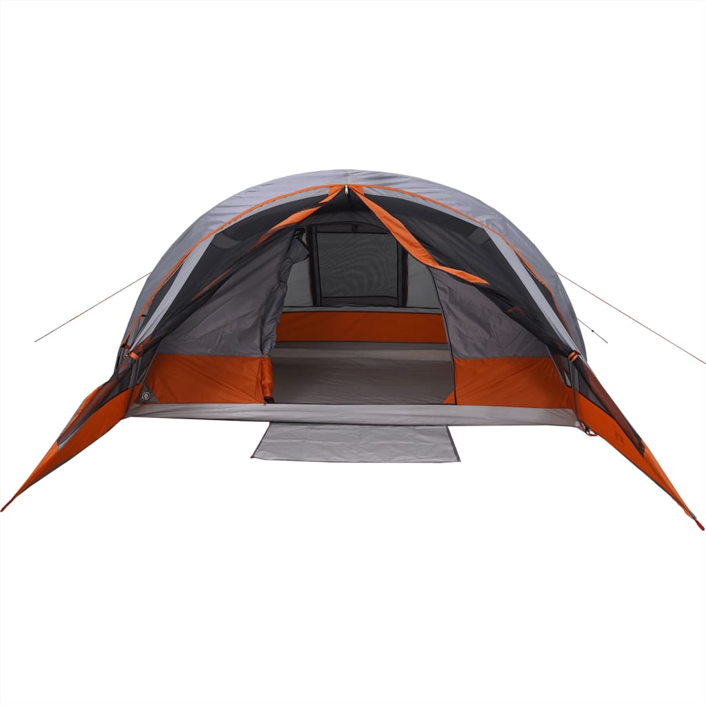 Tent 4-persoons waterdicht grijs en oranje is nu te koop bij PeponiXL, paradijselijk wonen!