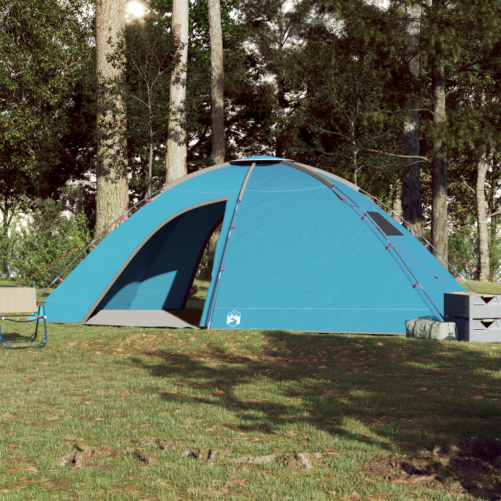 Tent 8-persoons waterdicht blauw is nu te koop bij PeponiXL, paradijselijk wonen!