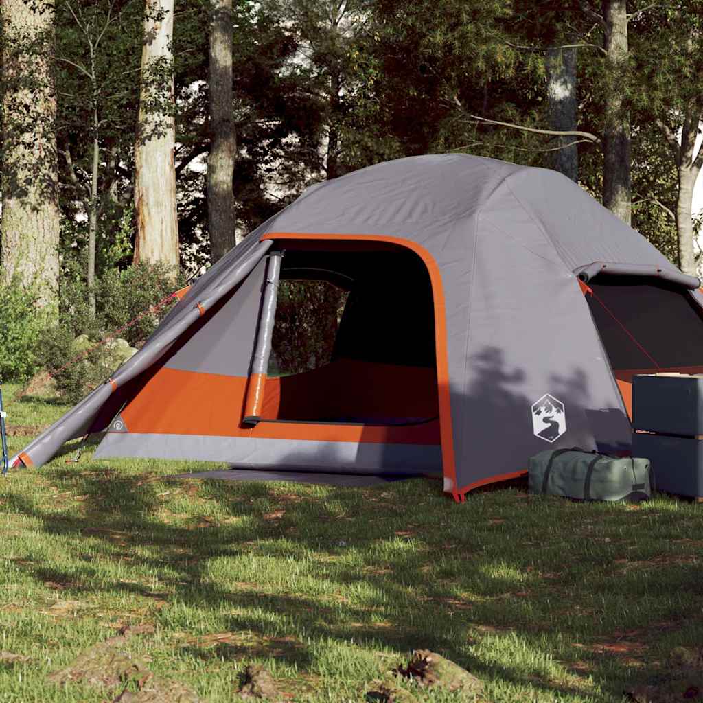 Koepeltent 4-persoons waterdicht grijs is nu te koop bij PeponiXL, paradijselijk wonen!