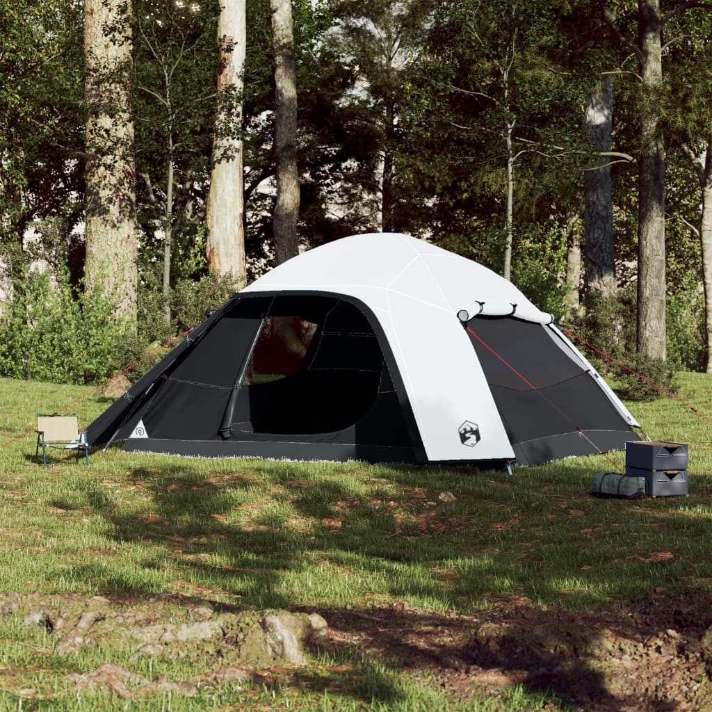 Koepeltent 6-persoons waterdicht verduisterend stof wit is nu te koop bij PeponiXL, paradijselijk wonen!