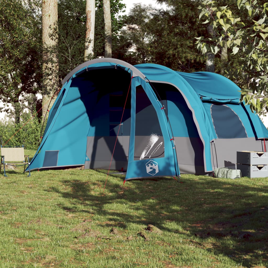 tent kopen 6 personen Kampeertent 6-persoons waterdicht blauw – PeponiXL