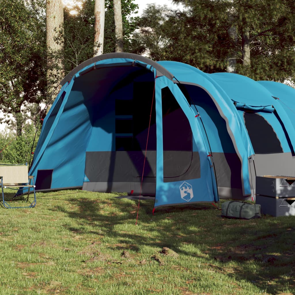 Tunneltent voor gezin 8-persoons waterdicht blauw is nu te koop bij PeponiXL, paradijselijk wonen!