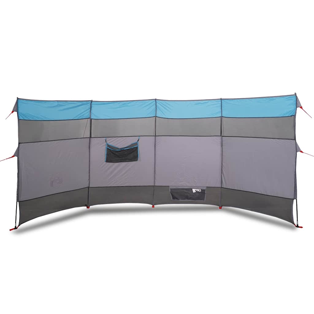 Windscherm camping waterdicht 366x152x152 cm blauw is nu te koop bij PeponiXL, paradijselijk wonen!