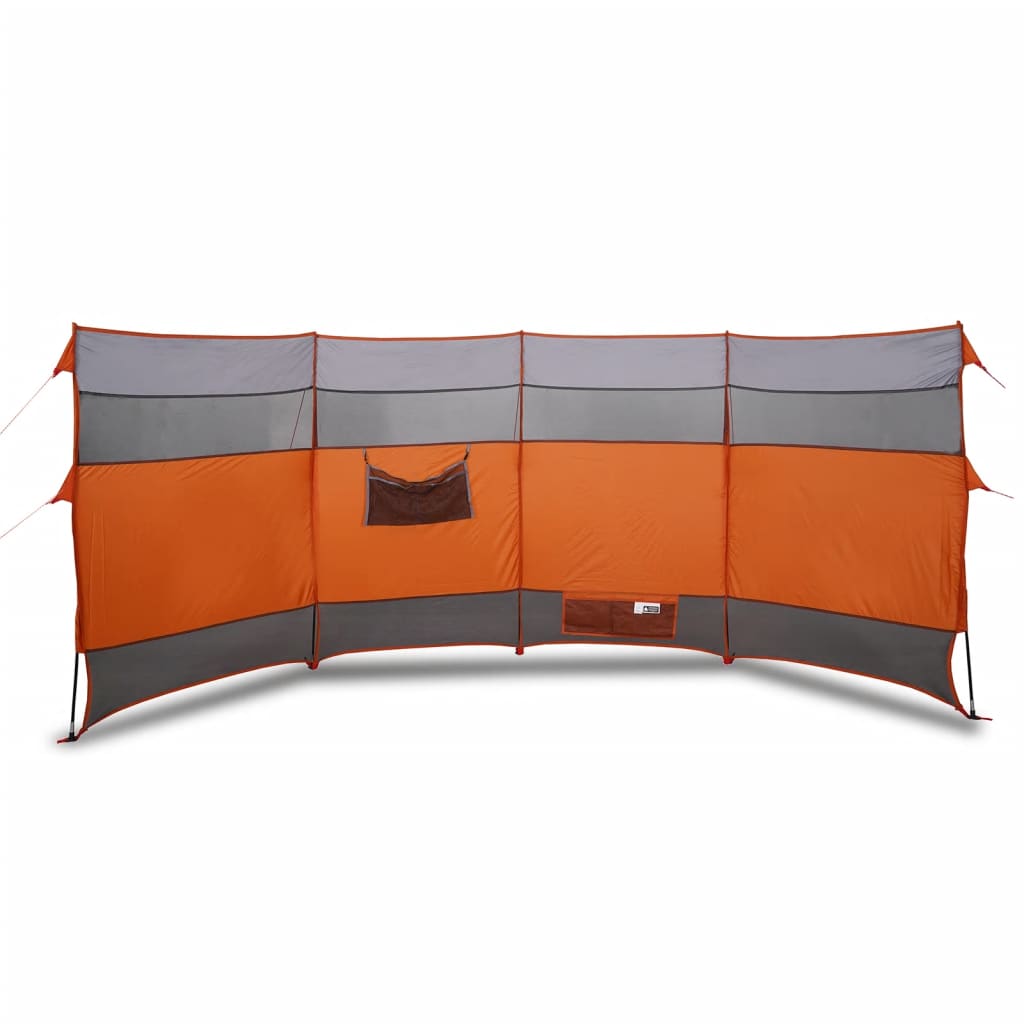 Windscherm camping waterdicht 366x152x152 cm oranje is nu te koop bij PeponiXL, paradijselijk wonen!