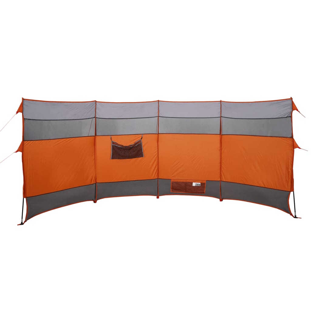 Windscherm camping waterdicht 366x152x152 cm oranje is nu te koop bij PeponiXL, paradijselijk wonen!