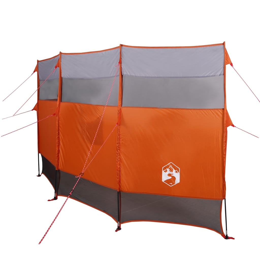 Windscherm camping waterdicht 366x152x152 cm oranje is nu te koop bij PeponiXL, paradijselijk wonen!