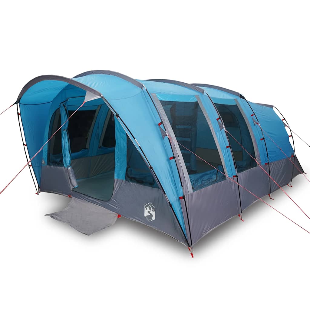 Tunneltent voor gezin 8-persoons waterdicht blauw is nu te koop bij PeponiXL, paradijselijk wonen!