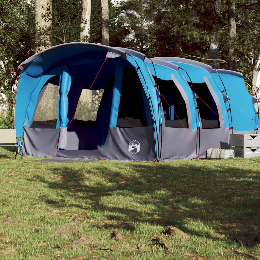 Tunneltent voor gezin 8-persoons waterdicht blauw is nu te koop bij PeponiXL, paradijselijk wonen!