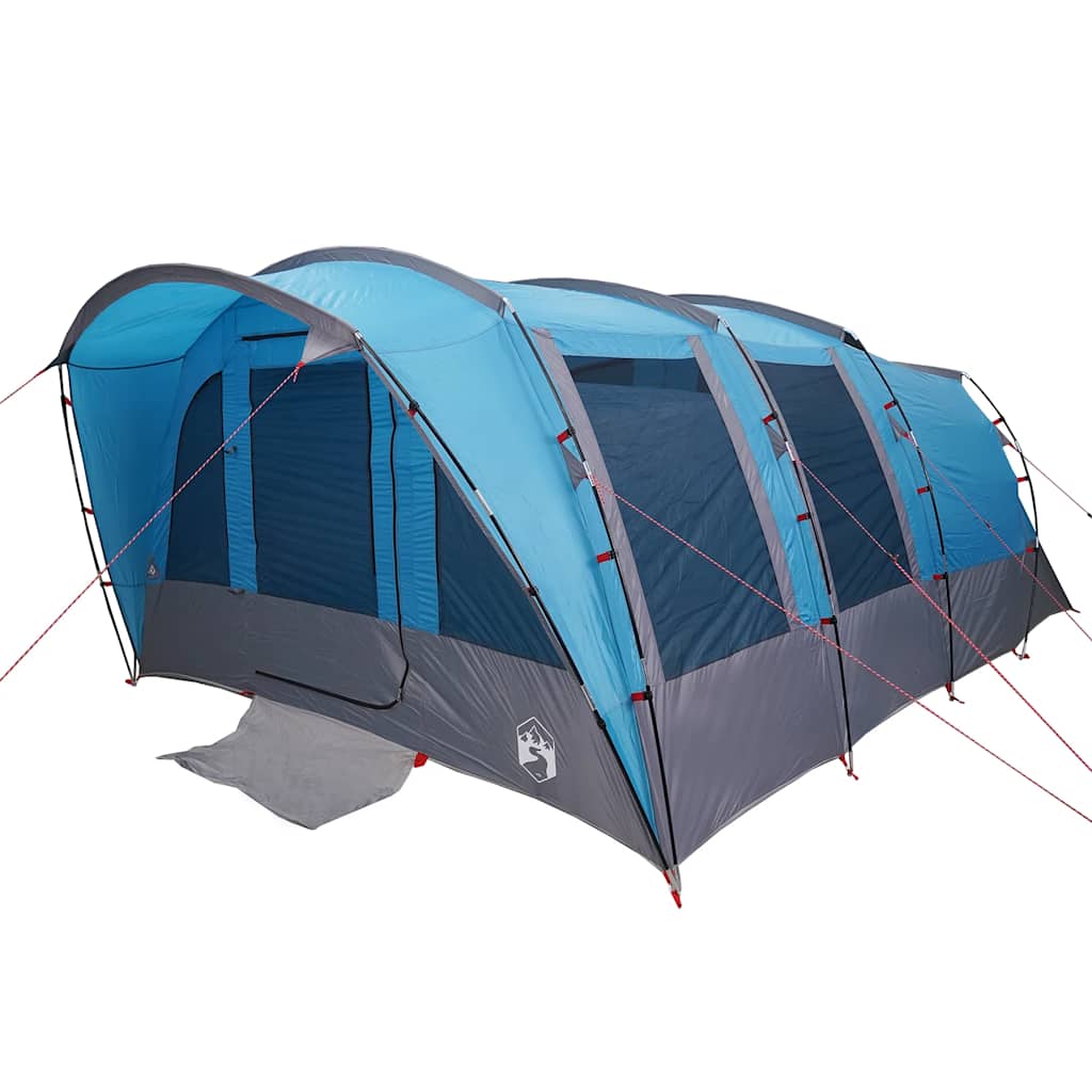 Tunneltent voor gezin 8-persoons waterdicht blauw is nu te koop bij PeponiXL, paradijselijk wonen!