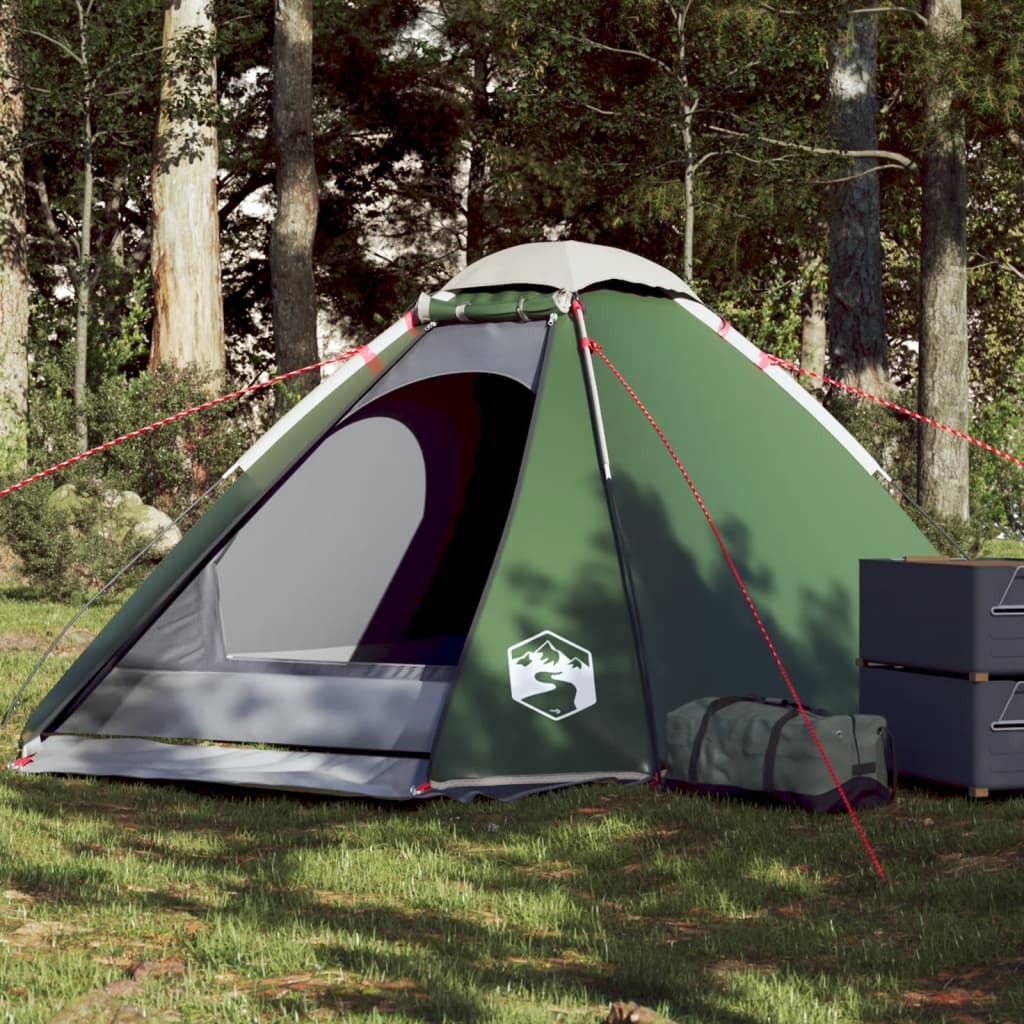 Koepeltent 4-persoons waterdicht groen is nu te koop bij PeponiXL, paradijselijk wonen!