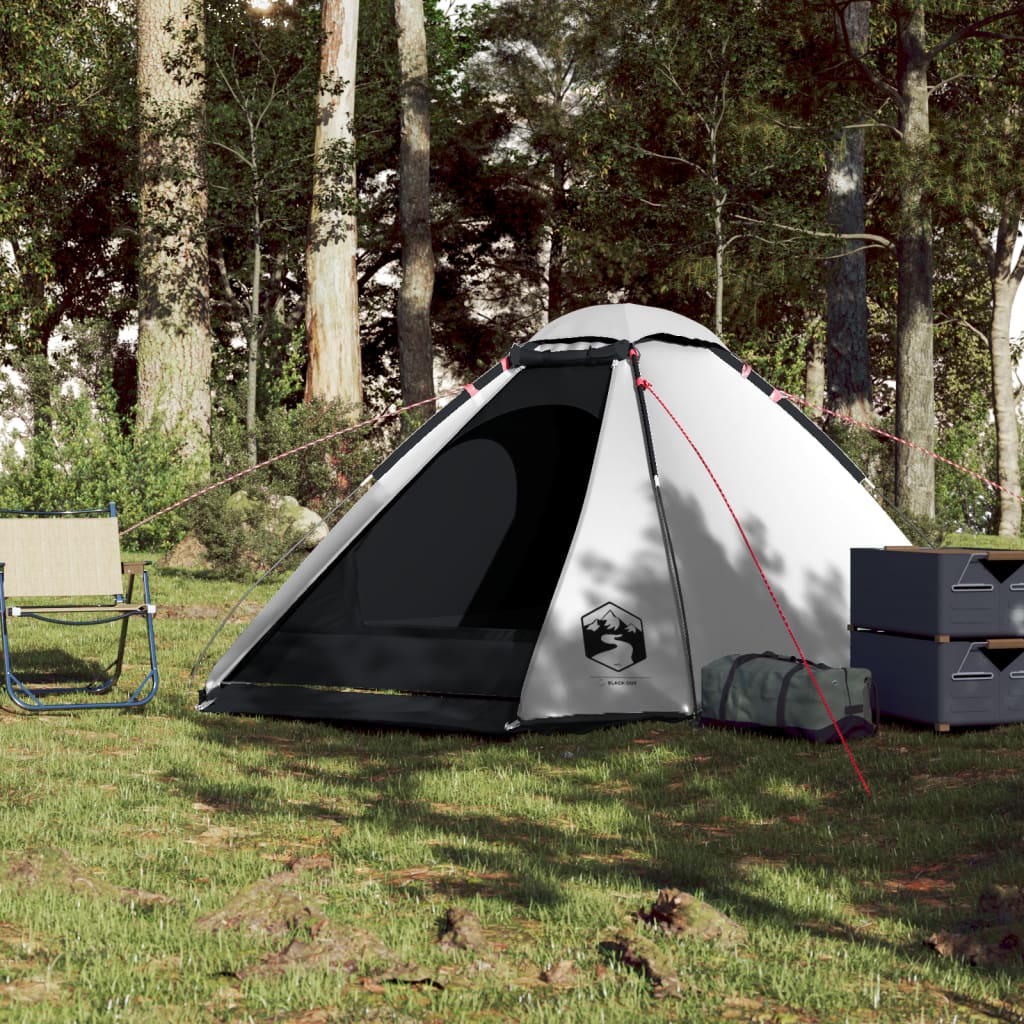 Koepeltent 4-persoons waterdicht verduisterend stof wit is nu te koop bij PeponiXL, paradijselijk wonen!