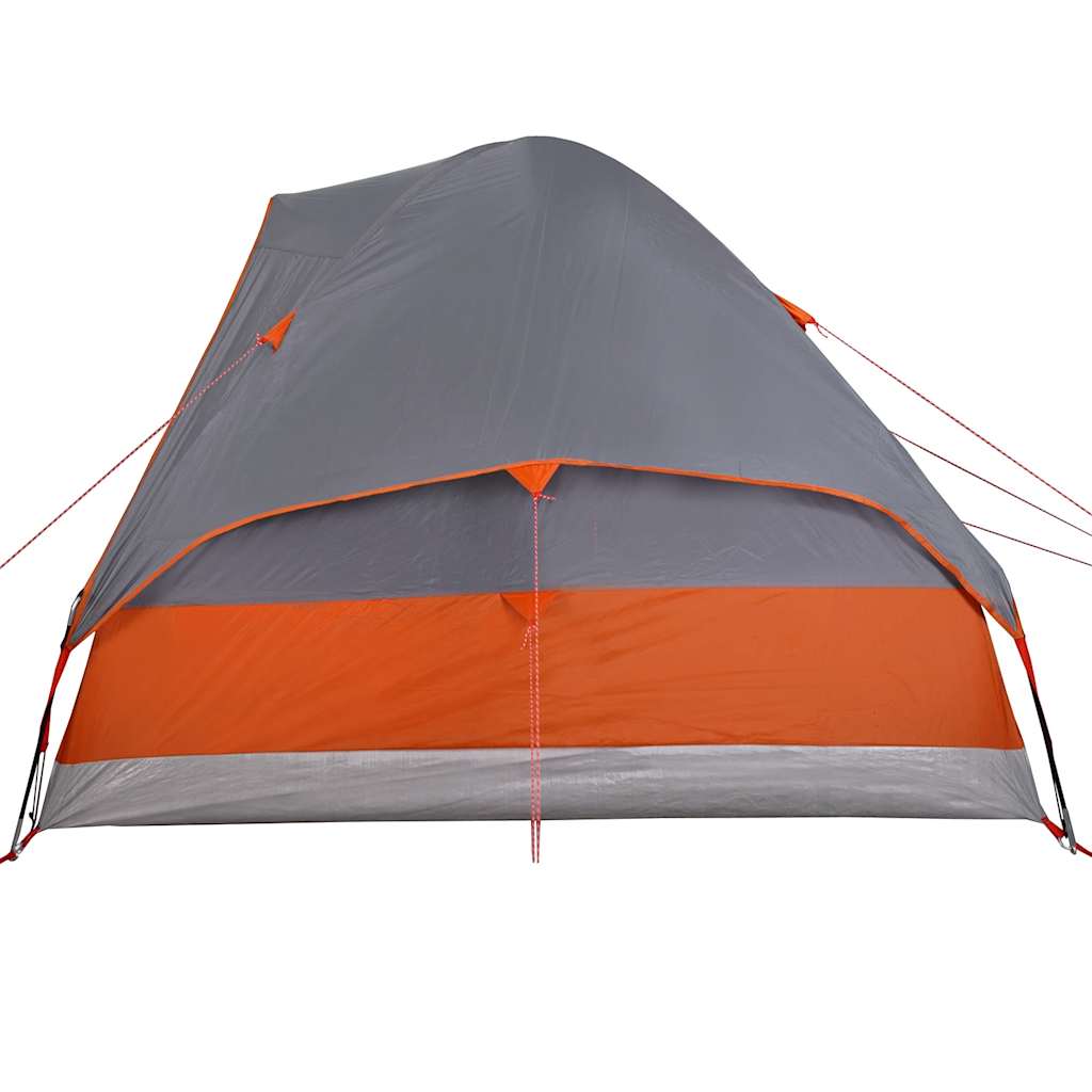Koepeltent 2-persoons waterdicht grijs en oranje is nu te koop bij PeponiXL, paradijselijk wonen!