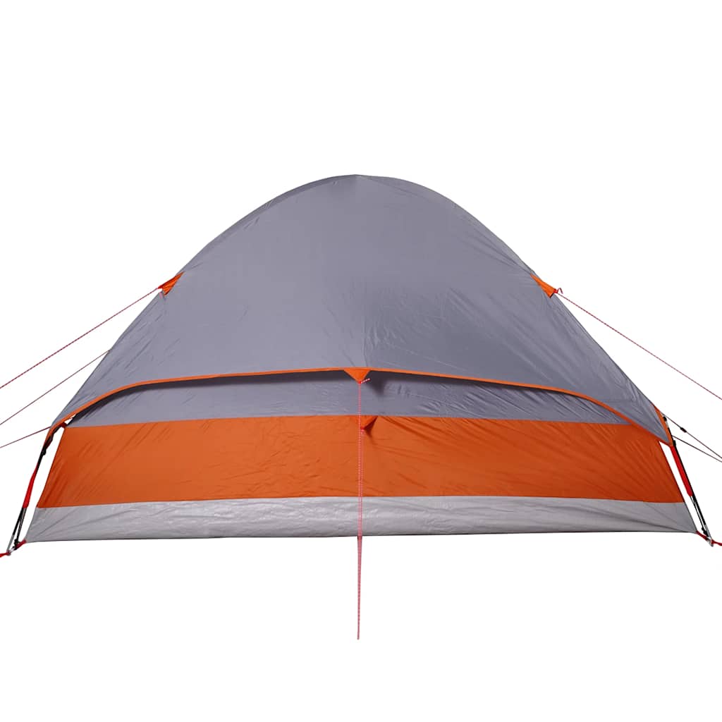 Koepeltent 2-persoons waterdicht grijs en oranje is nu te koop bij PeponiXL, paradijselijk wonen!