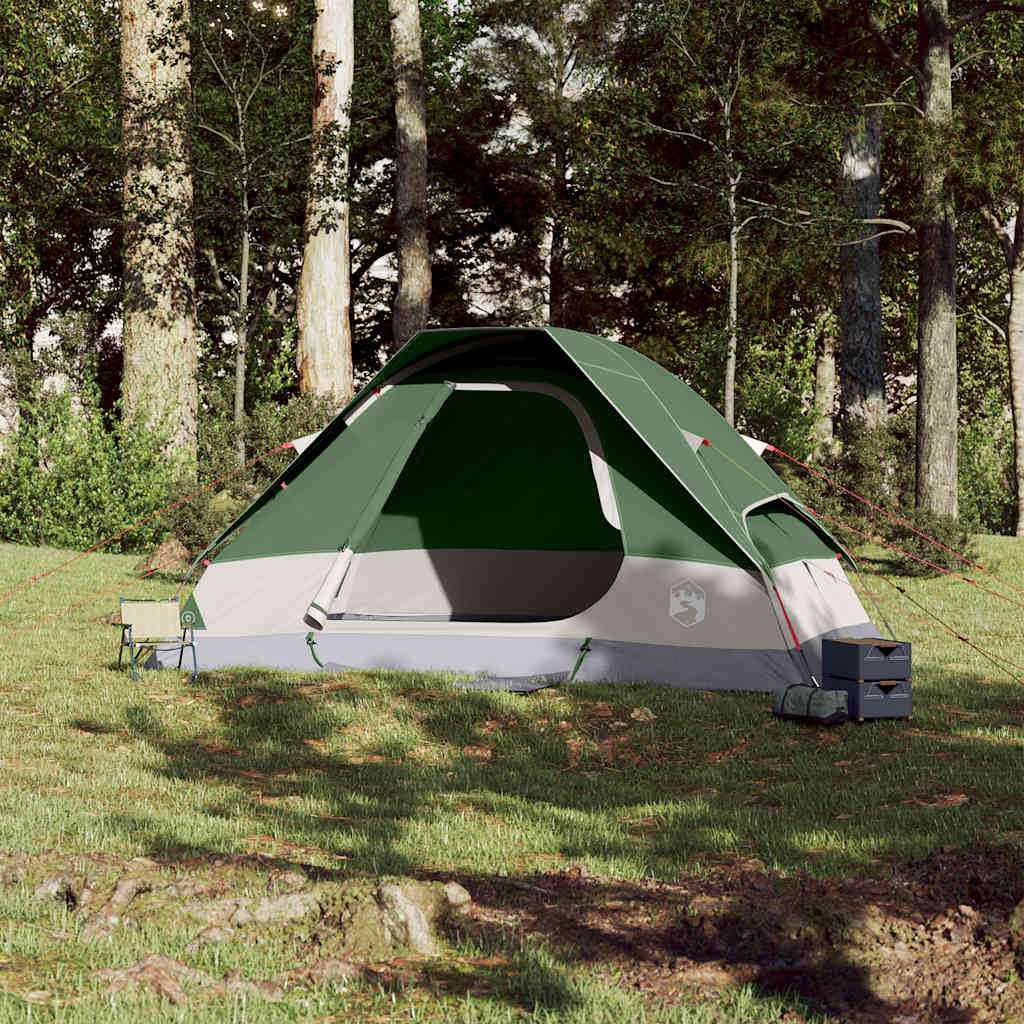 Koepeltent 6-persoons waterdicht groen is nu te koop bij PeponiXL, paradijselijk wonen!