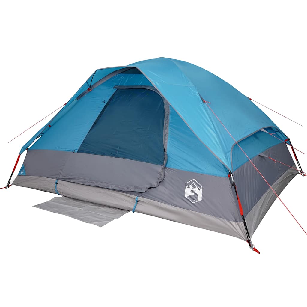 Koepeltent 6-persoons waterdicht blauw is nu te koop bij PeponiXL, paradijselijk wonen!
