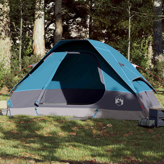 Koepeltent 6-persoons waterdicht blauw is nu te koop bij PeponiXL, paradijselijk wonen!