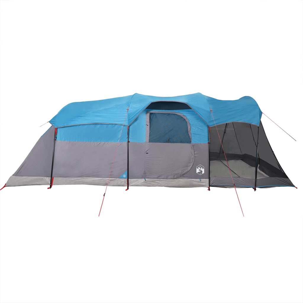 Tunneltent voor gezin 8-persoons waterdicht blauw is nu te koop bij PeponiXL, paradijselijk wonen!