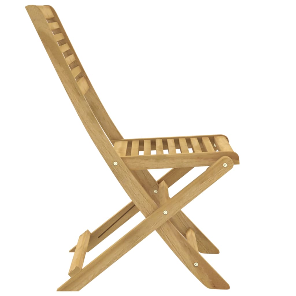 Tuinstoelen 2 st inklapbaar 48,5x61,5x87 cm massief acaciahout is nu te koop bij PeponiXL, paradijselijk wonen!