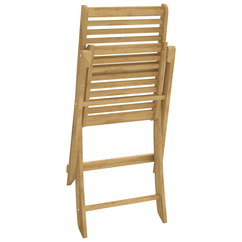Tuinstoelen 2 st inklapbaar 48,5x61,5x87 cm massief acaciahout is nu te koop bij PeponiXL, paradijselijk wonen!