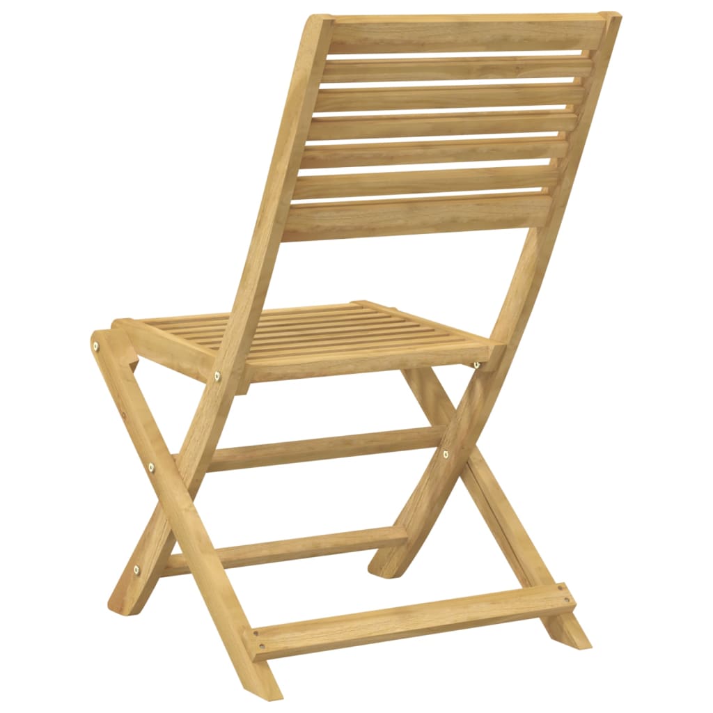 Tuinstoelen 4 st inklapbaar 48,5x61,5x87 cm massief acaciahout is nu te koop bij PeponiXL, paradijselijk wonen!