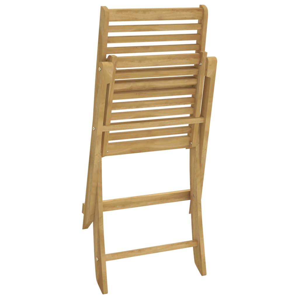 Tuinstoelen 4 st inklapbaar 48,5x61,5x87 cm massief acaciahout is nu te koop bij PeponiXL, paradijselijk wonen!