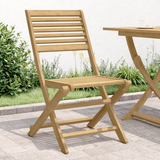 Tuinstoelen 4 st inklapbaar 48,5x61,5x87 cm massief acaciahout is nu te koop bij PeponiXL, paradijselijk wonen!