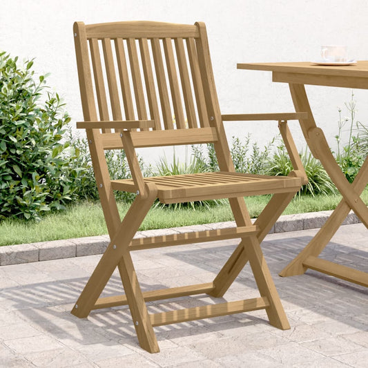 Tuinstoelen 2 st inklapbaar 54x61x88 cm massief acaciahout is nu te koop bij PeponiXL, paradijselijk wonen!