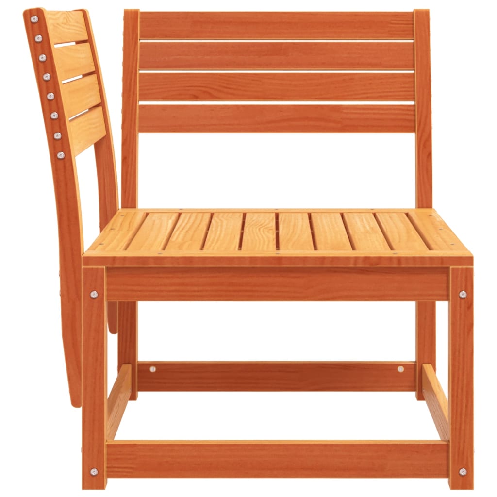 Tuinhoekbank 73x73x78 cm massief grenenhout wasbruin is nu te koop bij PeponiXL, paradijselijk wonen!