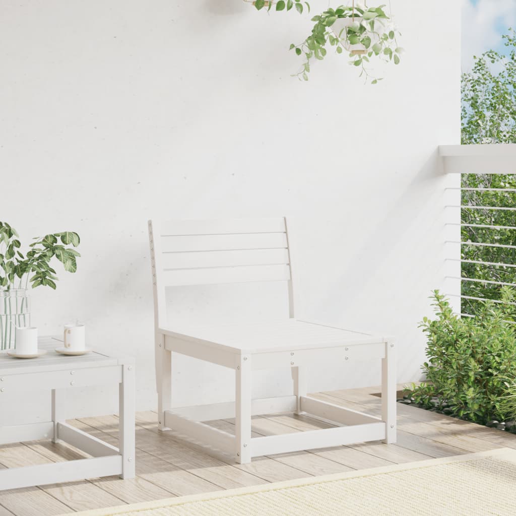 Tuinmiddenbank massief grenenhout wit is nu te koop bij PeponiXL, paradijselijk wonen!