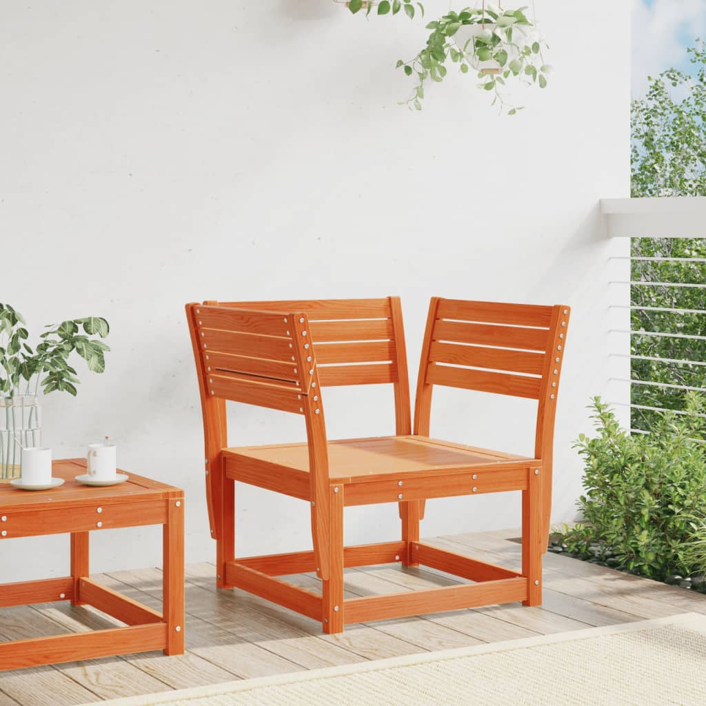 Tuinstoel massief grenenhout wasbruin is nu te koop bij PeponiXL, paradijselijk wonen!