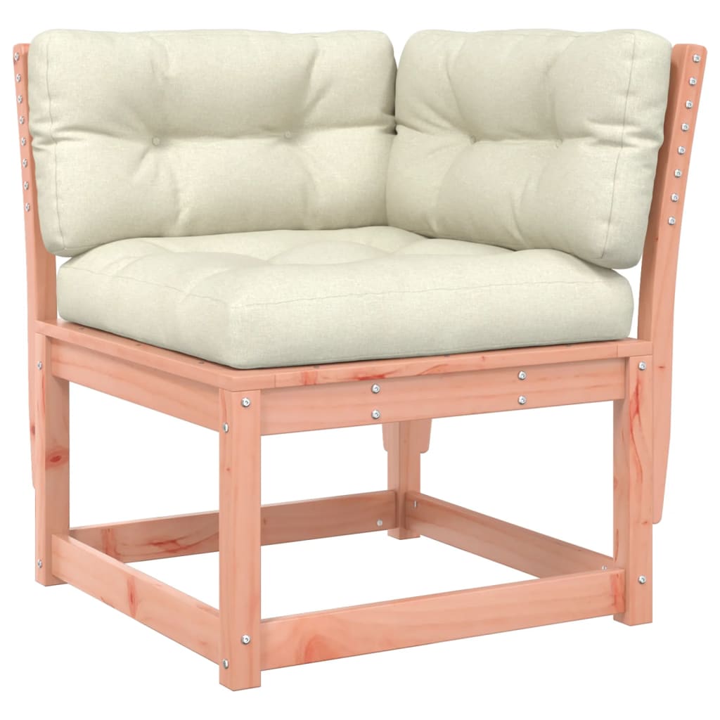 Tuinhoekbank met kussens 73x73x78 cm massief douglashout is nu te koop bij PeponiXL, paradijselijk wonen!