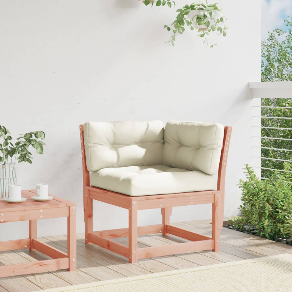 Tuinhoekbank met kussens 73x73x78 cm massief douglashout is nu te koop bij PeponiXL, paradijselijk wonen!