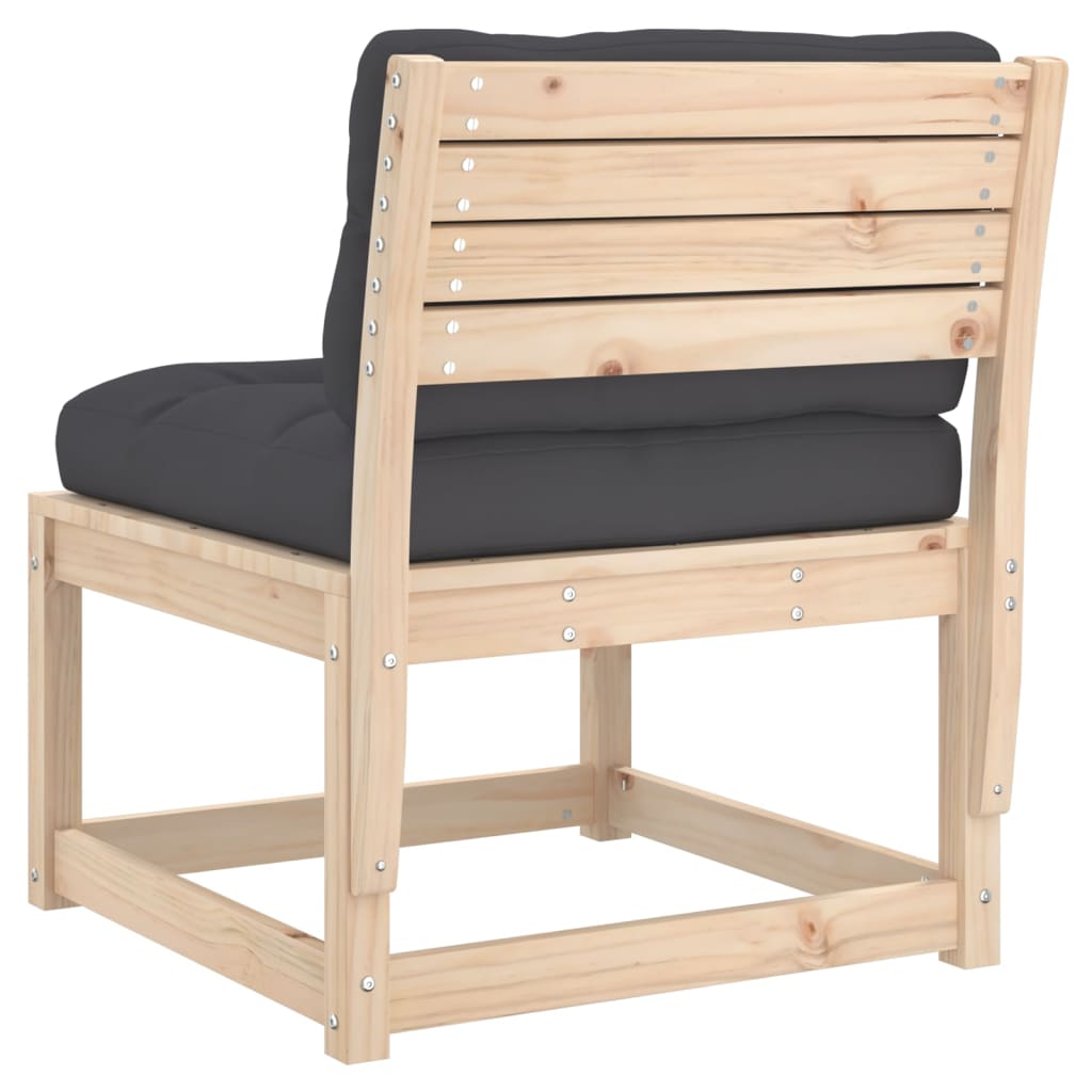 Tuinbank met kussens massief grenenhout is nu te koop bij PeponiXL, paradijselijk wonen!