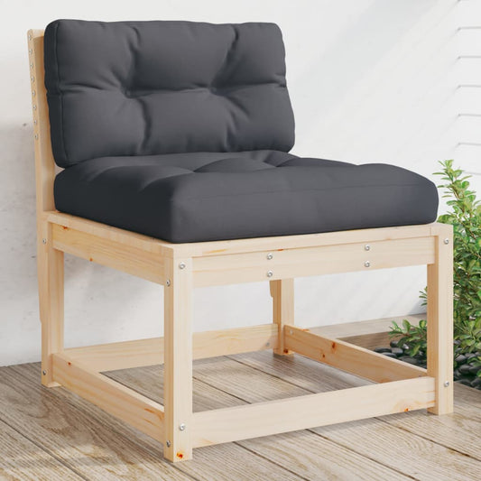 Tuinbank met kussens massief grenenhout is nu te koop bij PeponiXL, paradijselijk wonen!