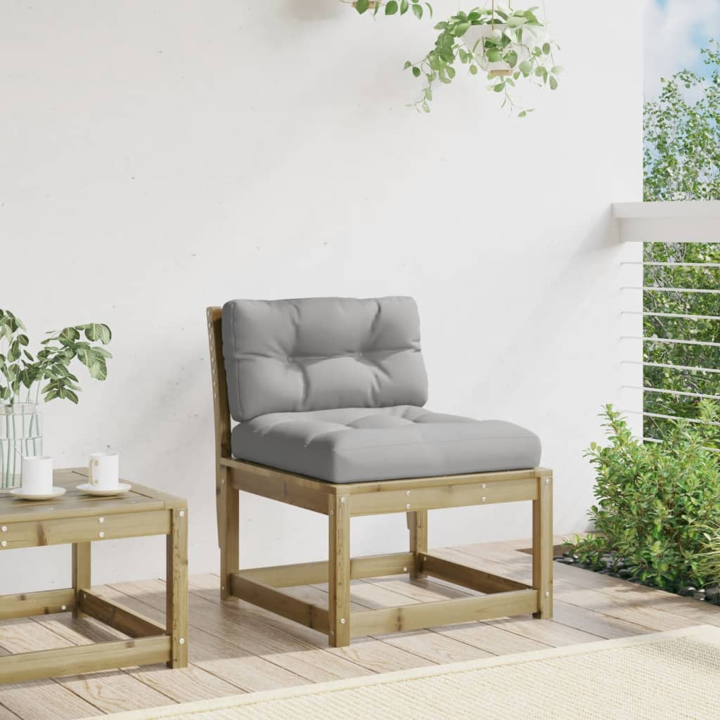 Tuinbank met kussens geïmpregneerd grenenhout is nu te koop bij PeponiXL, paradijselijk wonen!
