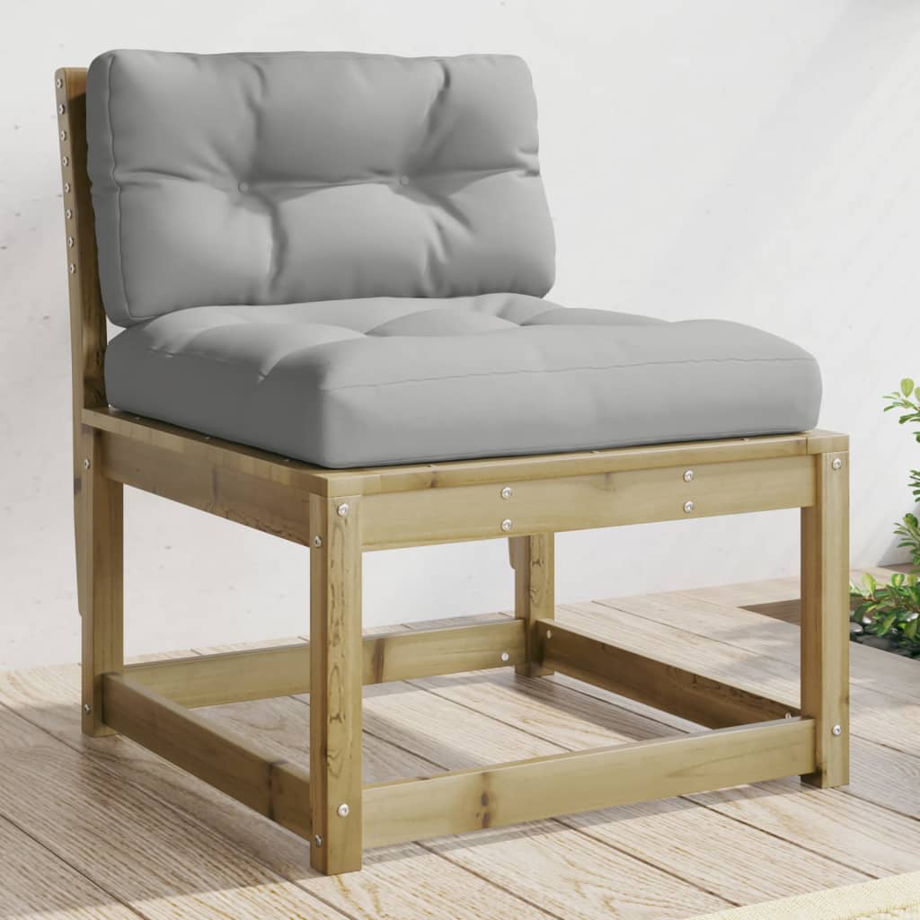 Tuinbank met kussens geïmpregneerd grenenhout is nu te koop bij PeponiXL, paradijselijk wonen!