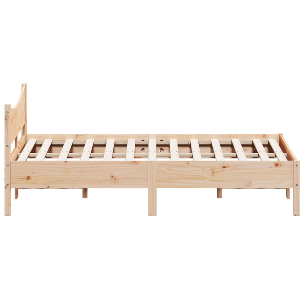 Bedframe zonder matras massief grenenhout 140x200 cm is nu te koop bij PeponiXL, paradijselijk wonen!