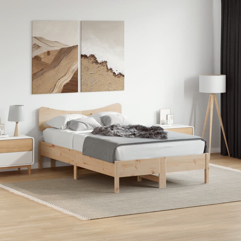 Hoofdbord 120 cm massief grenenhout is nu te koop bij PeponiXL, paradijselijk wonen!