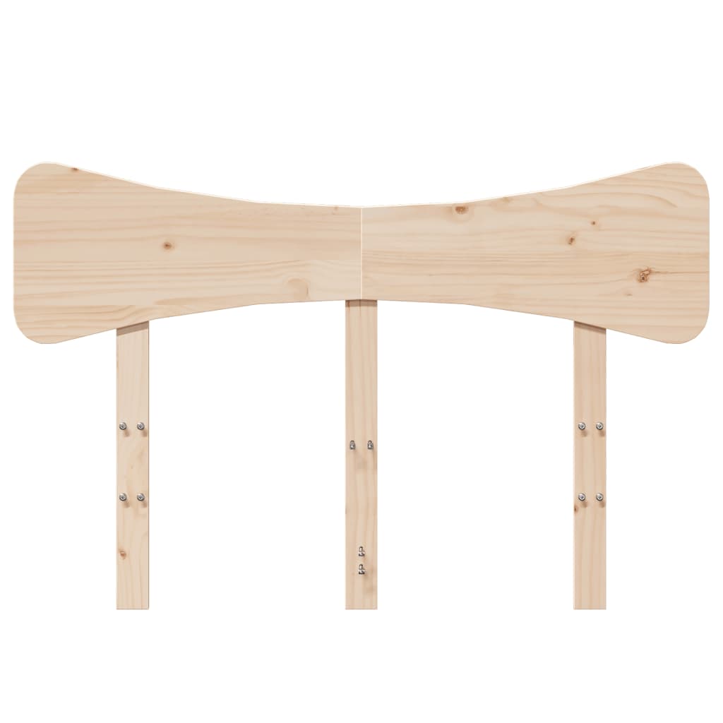 Hoofdbord 120 cm massief grenenhout is nu te koop bij PeponiXL, paradijselijk wonen!