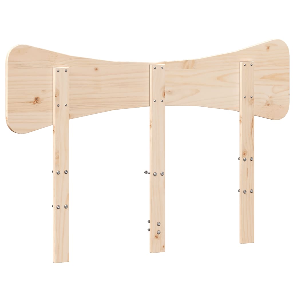 Hoofdbord 120 cm massief grenenhout is nu te koop bij PeponiXL, paradijselijk wonen!